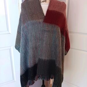 Artisanal shawl multicolor luxurious New handmade in Ecuador, assorted colors